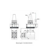 AGH 90-ER32QL Super Type 90° Angle Head - Big-tools Industrial Supply Tools for Metal Cutting
